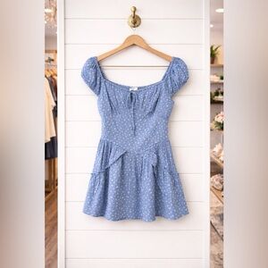 Arizona Jean Company Blue Dairy Rose Jumpsuit